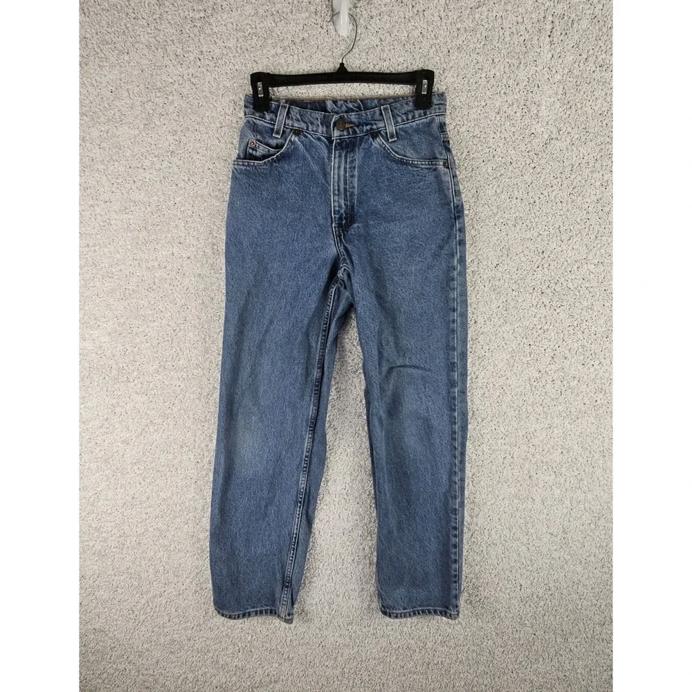 Vintage Levis 550 Student‎ Fit Jeans Red Tab Mens 27x30 (28.5) Relaxed Fit 90s